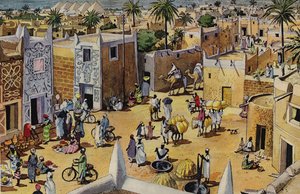 The old and famous city of Kano in Nigeria